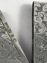 Load image into Gallery viewer, Hallmarked Silver Card Case Hilliard And Thomason Birmingham 1895
