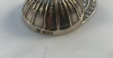 Load image into Gallery viewer, Hallmarked Silver Jockey Cap Caddy Spoon Sheffield 1985
