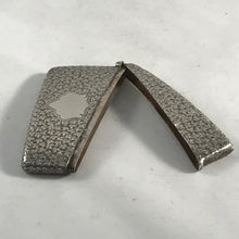 Load image into Gallery viewer, Open Edwardian curved card case, ivy leaf detail 
