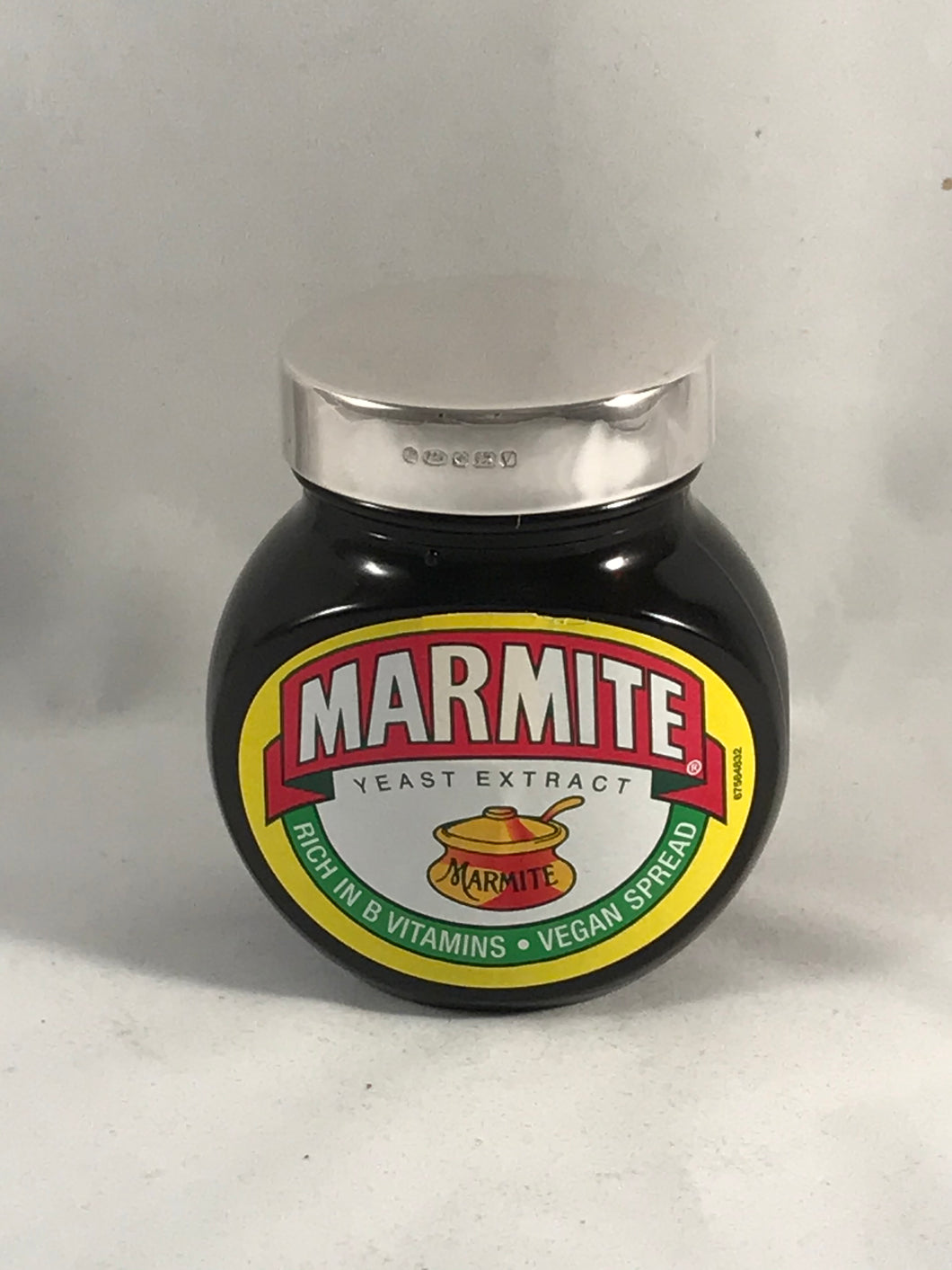 silver marmite jar lid