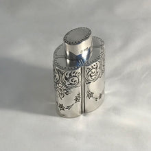 Load image into Gallery viewer, Victorian Silver Tea Caddy Sheffield 1900
