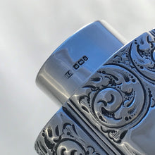 Load image into Gallery viewer, Victorian Silver Tea Caddy Sheffield 1900
