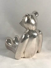 Load image into Gallery viewer, Solid Silver Hallmarked Teddy Bear Paperweight Carrs Of Sheffield 2004
