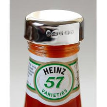 Load image into Gallery viewer, Solid Silver Fully Hallmarked Heinz Tomato Ketchup Bottle Lid
