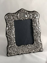 Load image into Gallery viewer, Hallmarked Silver Embossed Photograph Frame Reynolds Angels Birmingham 1994
